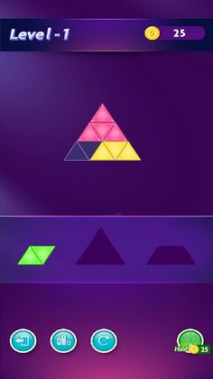 Blocks Triangle Puzzle - Screenshot 1