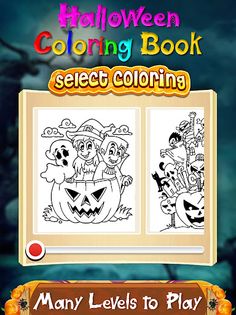 Halloween Coloring Page Games - Screenshot 3