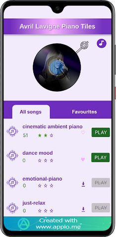 Avril Lavigne Piano Tiles - Screenshot 2