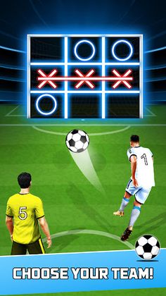 Tic Tac Toe- XOXO Football 3D - Screenshot 2