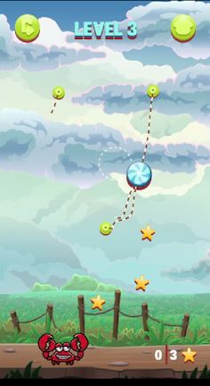 Hungry Crab Rope Rescue Game - Screenshot 1