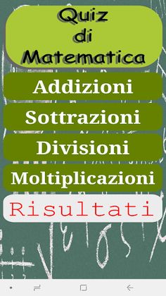 Test Di Matematica - per chi a - Screenshot 1