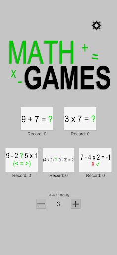 Math Games - Screenshot 1