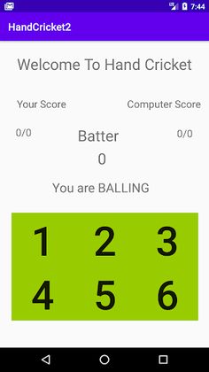 Hand Cricket - Screenshot 1