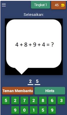 kuis matematika indonesia - Screenshot 1