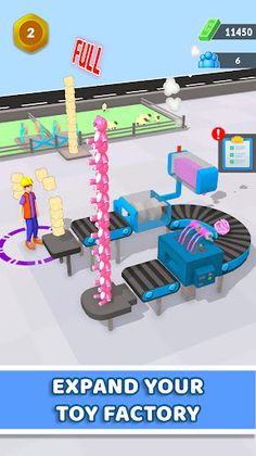 Toys Factory! Idle Tycoon Game - Screenshot 1