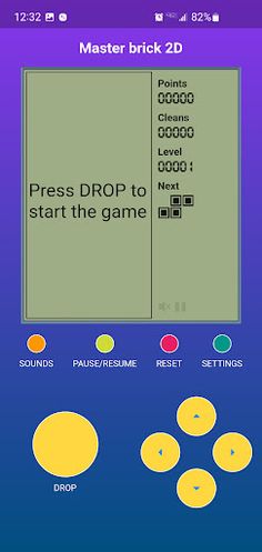Master Brick 2D - Brick Game - Screenshot 1