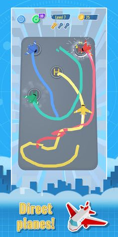 Flight Master -Line Puzzle 3D - Screenshot 1