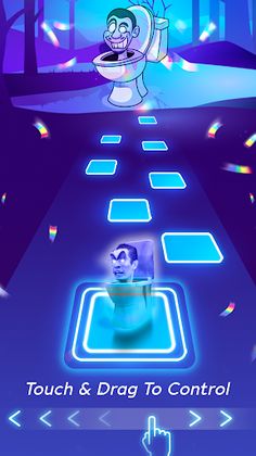 Skibidi Cameraman 3D Tiles Hop - Screenshot 1