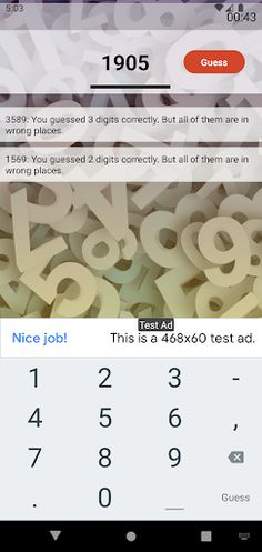 Guess The Number - Screenshot 2