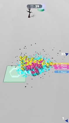 crowd war 3d - Screenshot 1