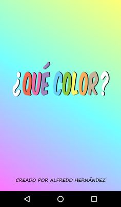 ¿Qué Color? - Screenshot 1