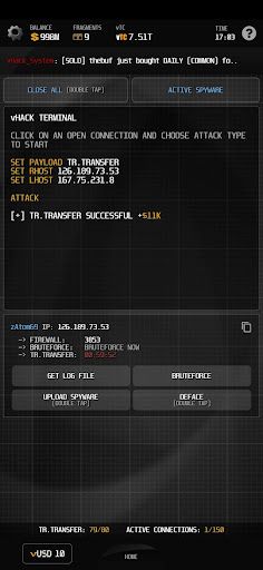 vHack Revolutions - Hacker Sim - Screenshot 1
