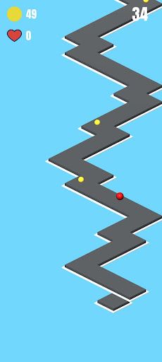 ZigZag Ball - Screenshot 1