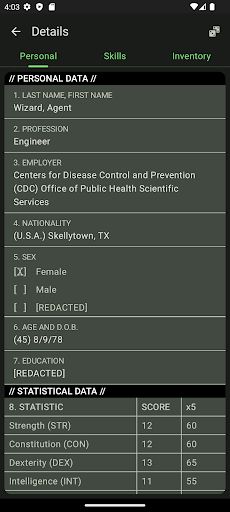 Delta Green Utility - Screenshot 2
