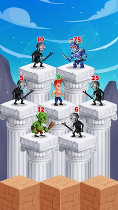 Hero Stack Tower Wars - Screenshot 2