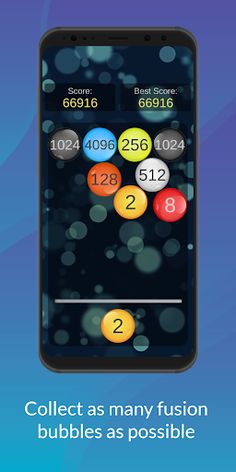 Bubbles shooter 2048 - Screenshot 2