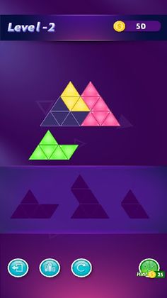 Blocks Triangle Puzzle - Screenshot 2