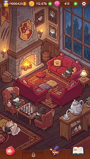 Cat Magic School : Cute Tycoon - Screenshot 4