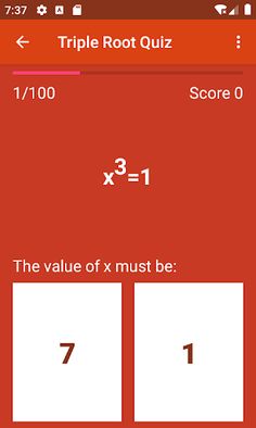 Triple Root Quiz - Screenshot 3