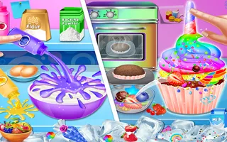 Rainbow Ice Cream Party - Screenshot 2