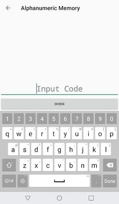 Alphanumeric Memory - Screenshot 2