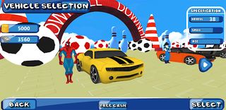 Spider Superhero Color Cars - Screenshot 1