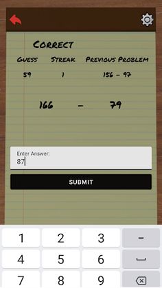 Math App - Practice Arithmetic - Screenshot 1