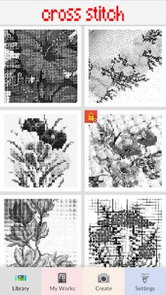 Cross Stitch Flower Pixel - Screenshot 1