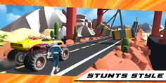 Superhero Mega Ramp Car Stunt - Screenshot 2