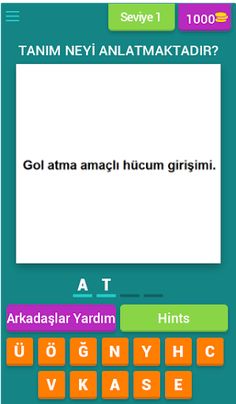 Futbol Terimleri Bilmece - Screenshot 1