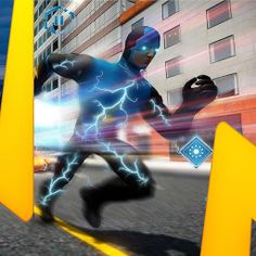 Speed Superhero Lightning Game - Screenshot 2