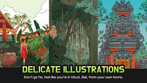 Trip To Bali Ubud - Nonogram - Screenshot 2