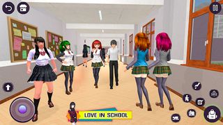 High School Girl Life Games 3D - Screenshot 2
