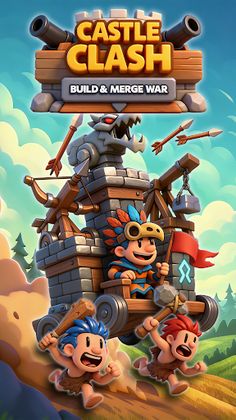 Castle Clash-Build & Merge War - Screenshot 1