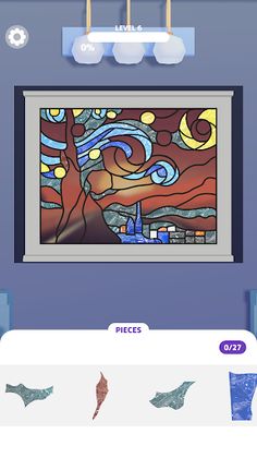Glass Art Puzzle Mosaic jigsaw - Screenshot 2