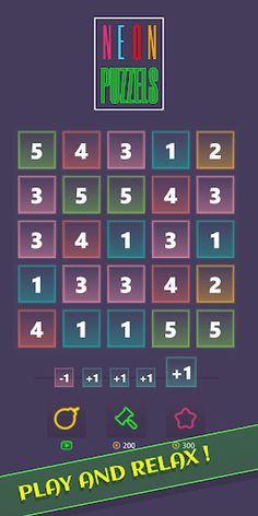 Neon Puzzles - Screenshot 3