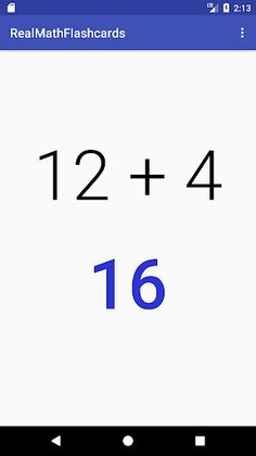 RealMathFlashcards - Screenshot 2
