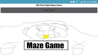 MS Paint Maze Game - Screenshot 1