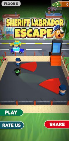 Sheriff Labrador Escape - Screenshot 1