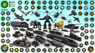 Police Tiger Robot Car Game 3D - Screenshot 1
