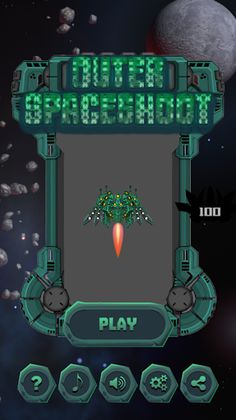 Outer Space Shoot - Screenshot 1