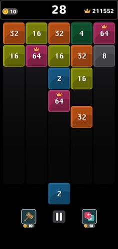 Pull & Merge :2048 Puzzle Game - Screenshot 2