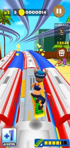 Subway Princess Girl Running - Screenshot 1
