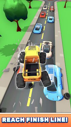 Monster Truck Rampage 3D! - Screenshot 1