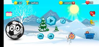 Runner ball 3: winter game - Screenshot 1