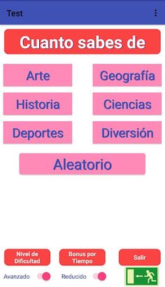 Test (cuanto sabes de...) - Screenshot 1