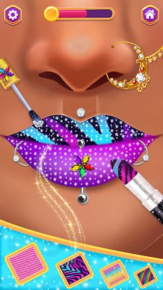 LIP ART- GIRLS MAKEUP GAME - Screenshot 2