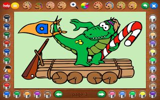 Coloring Book 5: Alphabet Trai - Screenshot 1