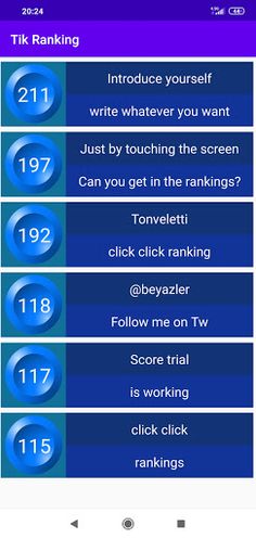Click Click Ranking - Screenshot 2